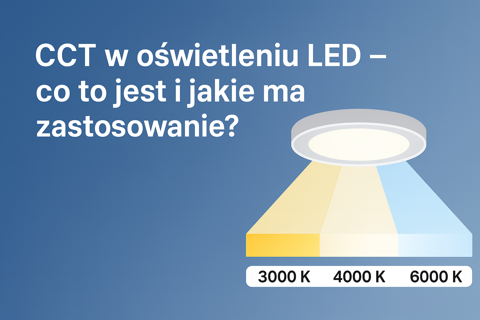 CCT w oświetleniu LED – co to jest i jak działa zmiana barwy?
