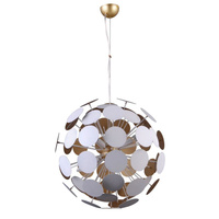 Lampa wisząca MAILONE Italux AD20180/6B WH+GD