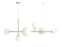 Lampa wisząca DIONE 6 BRASS Aldex 1092K40