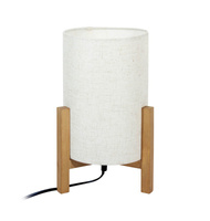 Lampka stołowa z abażurem ONES Italux TB-85930-M-WH-WO