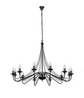 Lampa wisząca Róża BLACK Aldex 397R1