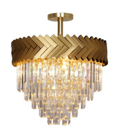 Lampa sufitowa złota LYON Zuma Line C23910/9