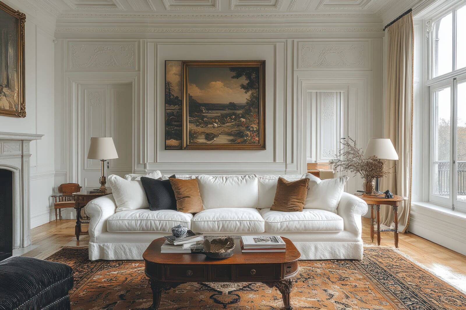 Klasyczny salon - styl i elegancja także w przypadku oświetlenia!