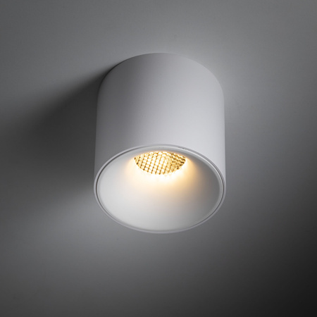 Biała oprawa natynkowa o średnicy 9,6cm LED BLAZE WHITE CCT 18W Tk Lighting 18159