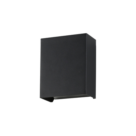 Kinkiet elewacyjny LED jednokierunkowy Monto Italux OWL-24972-1-BK