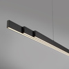 Lampa wisząca rozsuwana w kolorze antracytowym LED Q-ARIAN 2569-13 sterowana pilotem