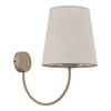 Kinkiet z abażurem z lnu CANDI SABIA 1xE27 Tk Lighting 11071