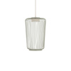 Lampa wisząca z wysokim ażurowym kloszem cylindrycznym w kolorze szałwiowym 1xGX53 KENAI B Nowodvorski 12225
