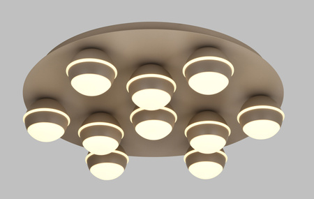 Plafon dziesiątka okrągły LED Biarritz kaszmirowy Aviano Lighting 9047-1013