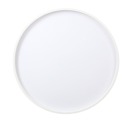 Texas lampa sufitowa plafon biały 18w led 34 cm klosz biały efekt sky Candellux 13-11282