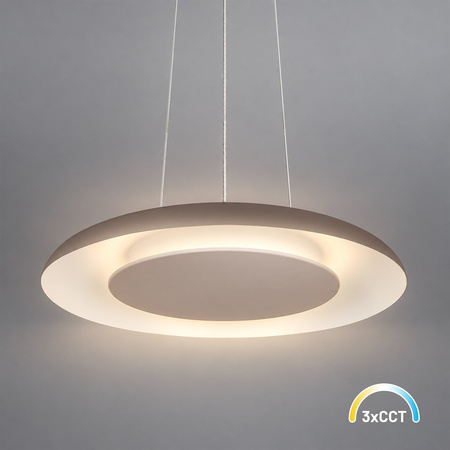 Lampa wisząca Piattino 30W LED CCT Beżowy Milagro ML2967