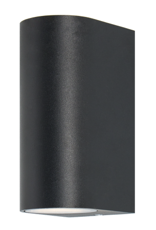 Kinkiet elewacyjny Harmonia 2×GU10 Zuma Line SJ20210-2W czarny