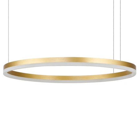 Lampa wisząca złoty okrąg HALO PENDANT 80 CCT DIMM GO + REMOTE CONTROL AZZARDO AZ6473