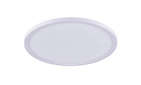 Lampa sufitowa plafon FLAT LED biały okrągły Leuchten Direkt 15571-16  sterowany pilotem 