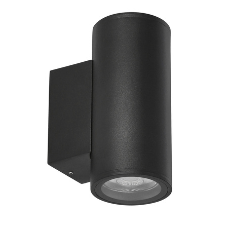 Papaver lampa ogrodowa elewacyjna tuba 10x16,1cm czarny 2x35W GU10 IP65 Candellux 22-32324