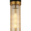 Lampa wisząca pojedyńcza czarna z tubowym miodowym szklanym kloszem Malika 1xE27 PL0140-1 Yaskr