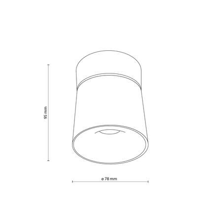 Biała oprawa natynkowa ruchoma tuba 3000K KYOTO WHITE 12W Tk Lighting 18136