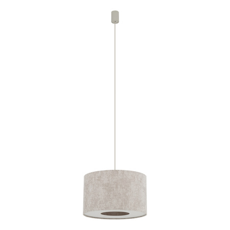 Lampa wisząca z abażurem w szarym kolorze 40cm 1xE27 CEDRO S Nowodvorski 11664