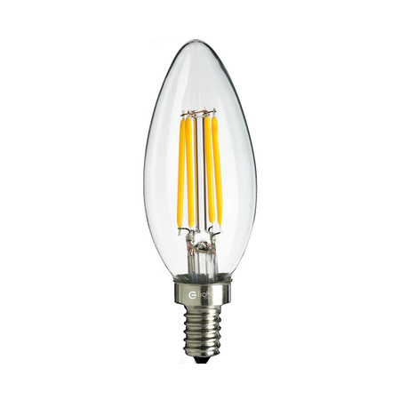 Żarówka Filamentowa szklana świeczka LED 5W C35 E14 2700K Eko-Light EKZF9137