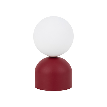 Lampka nocna w kolorze burgundowym 1XG9 MIKI BURGUND Tk Lighting 16216