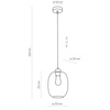 Lampa wisząca ELIO 1 TK Lighting 3181