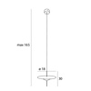 MAXLIGHT P0554 LAMPA WISZĄCA CONE I