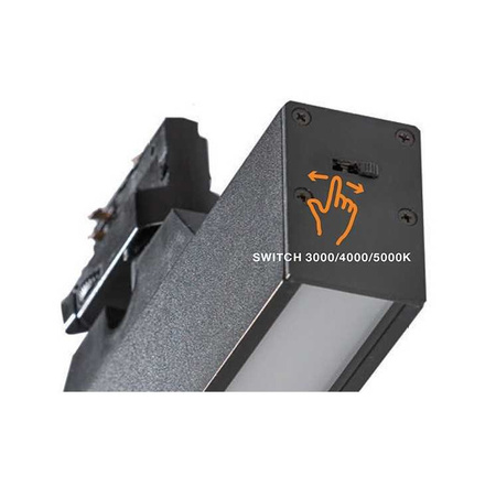 Oprawa LINNEA 57 TRACK 24W CCT do systemu trójfazowego TRACK 3LINE Azzardo AZ4566 AZ4565 kolor do wyboru