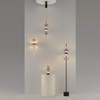 Nowoczesna lampa wisząca szklane dymione dwie kule LED 3000K Double Moon MOD478PL-L8B3K Maytoni
