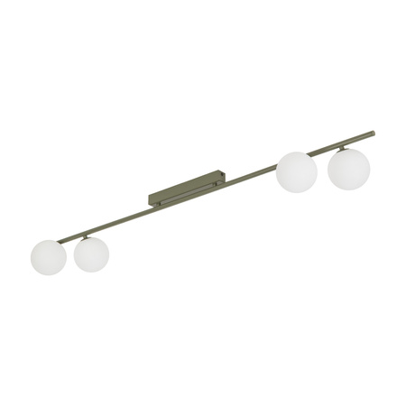 Listwa sufitowa w kolorze oliwkowym 4 klosze IMELO OLIVE 4XG9 Tk Lighting 11478