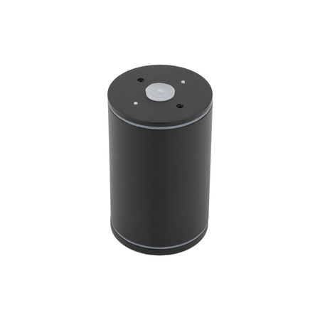 Czarna tuba wysokość 10cm IP44 FLARE BLACK 1xGU10 Tk Lighting 10583