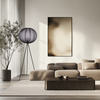 Lampa podłogowa na trójnogu abażur mist 52 czarny kula MELLOW  1xE27 Candellux Studio 51-41944