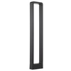 Lampa ogrodowa stojąca czarna ramka 80cm LED 3000K ARIUS L BLACK IP54 Tk Lighting 19001