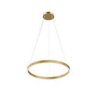 Lampa wisząca ring 60cm w kolorze mosieznym LED 3000K/4000K Rim MOD058PL-L32BSK Maytoni