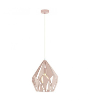 Lampa wisząca metalowa pastelowa brzoskwiniowa CARLTON Eglo 49024