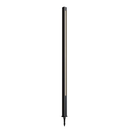 Wąski słupek 80cm 2,5cm wbijany w ziemie, pionowa linia światła LED Pole O440FL-L12GF3K Maytoni
