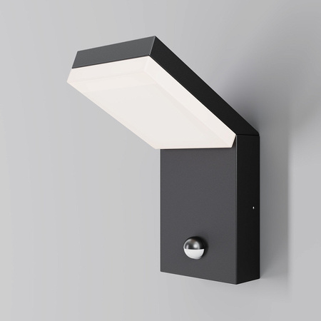 Lampa ścienna zewnętrzna z czujnikiem ruchu O009WL-L10BK Paso Maytoni