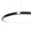 Lampa wisząca nieregularny czarny orkąg Maxlight P0661D Cayenne 60cm