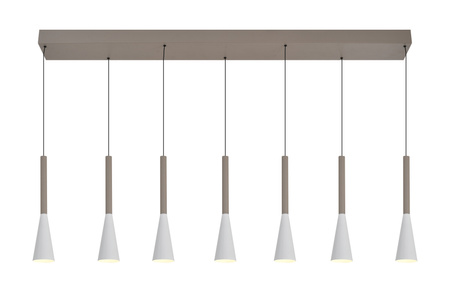 Lampa wisząca siódemka prosta Trompto kaszmirowa Aviano Lighting 7050-724