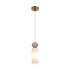 Lampa wisząca Santos mosiężna 1xG9 Italux PND-95331-1-BRSS