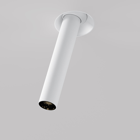 Podtynkowa wysuwana cienka biała tuba LED 3000K Focus T C140TRS-L300-7W3K-W Maytoni