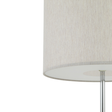Lampa podłogowa chromowana z abażurem w kolorze kremowym 1xE27 HOTEL MOOD Nowodvorski 11782