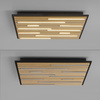 Lampa sufitowa 62cm drewniane lamele z LED strerowana pilotem i aplikacją Q-AKUSTIK Paul Neuhaus 6423-79