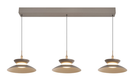 Lampa wisząca trójka prosta Gubbio kaszmirowa Aviano Lighting 7060-313