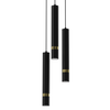 Lampa wisząca JOKER BLACK/GOLD 3xGU10 potrójna Milagro MLP8918