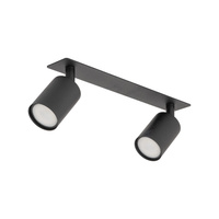 NEX BLACK 2XGU10 LAMPA SUFITOWA PODTYNKOWA TK Lighting 10799
