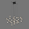 Lampa wisząca Provenza czarno-złota LED Italux MD18001067-30A BG