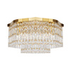 Lampa sufitowa plafon kryształowy złoty DUNE Maytoni DIA005CL-06G