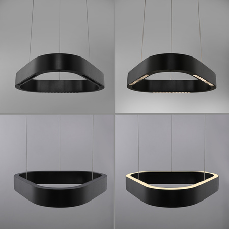 Lampa wisząca czarna Q-STRETTO Paul Neuhaus 2689-18
