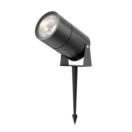Grafitowy relektor kierunkowy wbijany w ziemie LED 3000K Bern O050FL-L15GF3K Maytoni