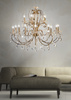 Lampa wisząca AURORA złoto XVI Candellux 30-99801